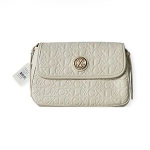 New Christian LaCroix Embossed Logo Shoulder Bag